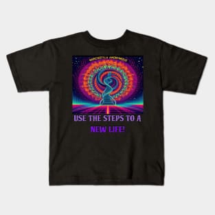 Steps to a new life Kids T-Shirt